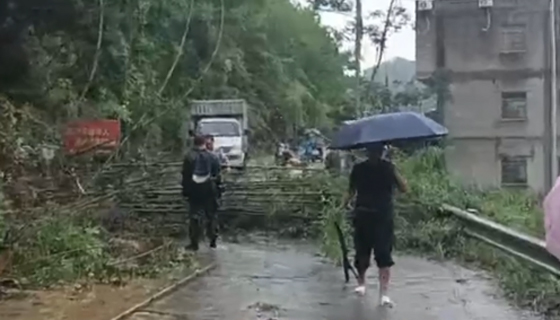暴雨中的守護者！干群合力搶通生命通道